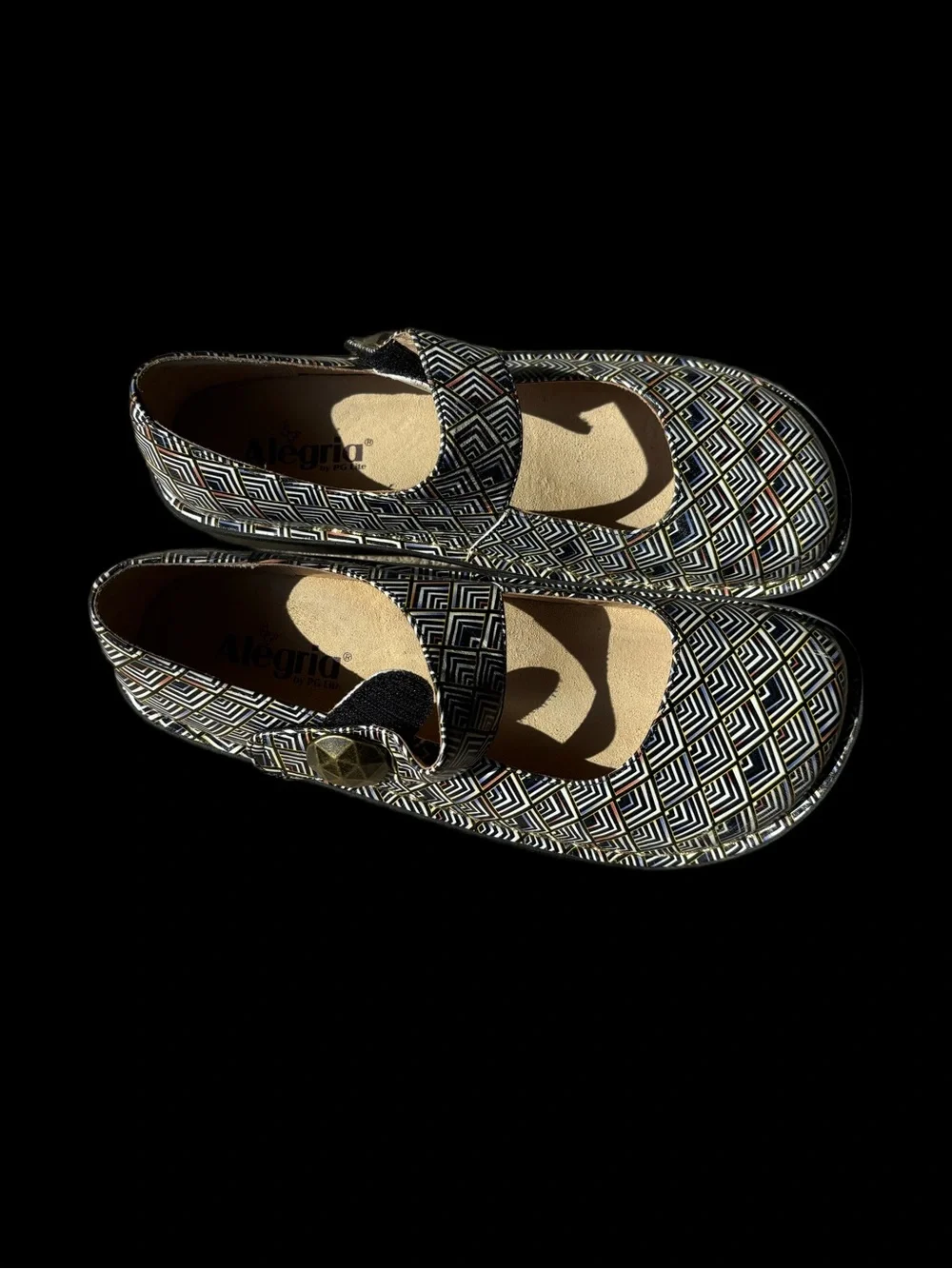 Women's ALEGRIA Paloma Pyramids Leather Mary Janes PAL-394 Size 41 (10.5-11US)